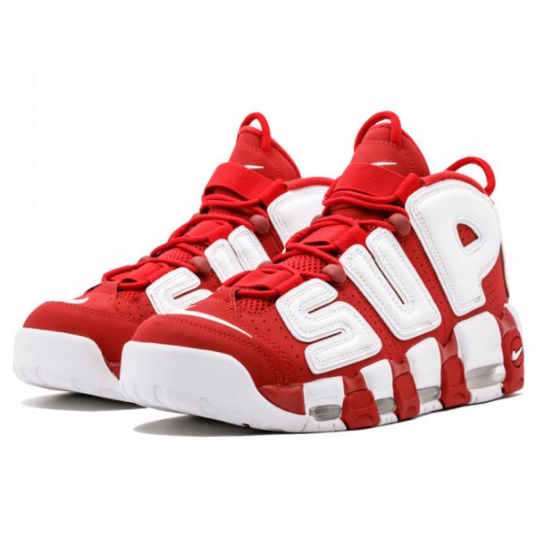 nike air uptempo supreme red cheap online